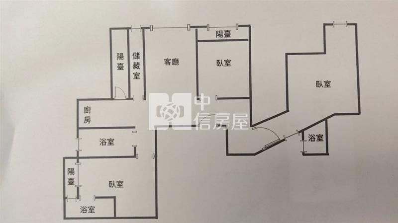 中壢A22大同路華廈大三房房屋室內格局與周邊環境