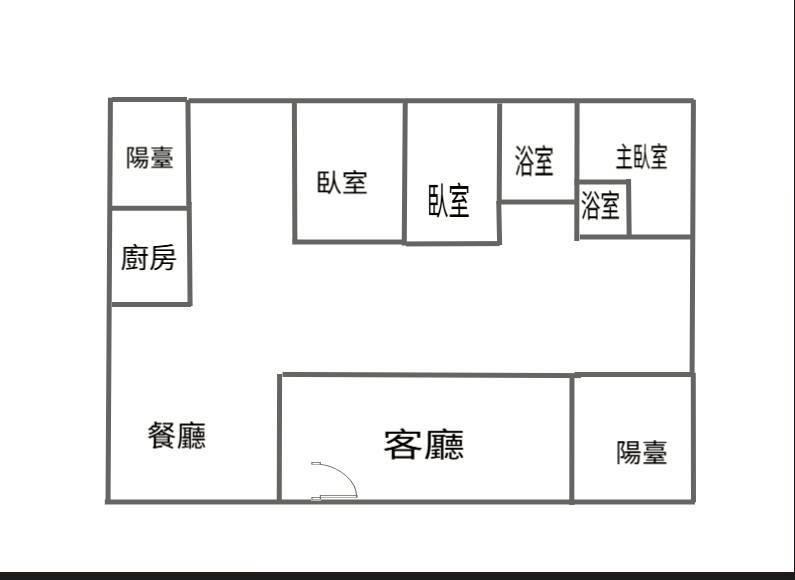 桃園區稀有準冒泡透店房屋室內格局與周邊環境
