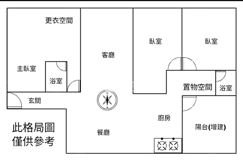 近華勛整新採光美大三房房屋室內格局與周邊環境