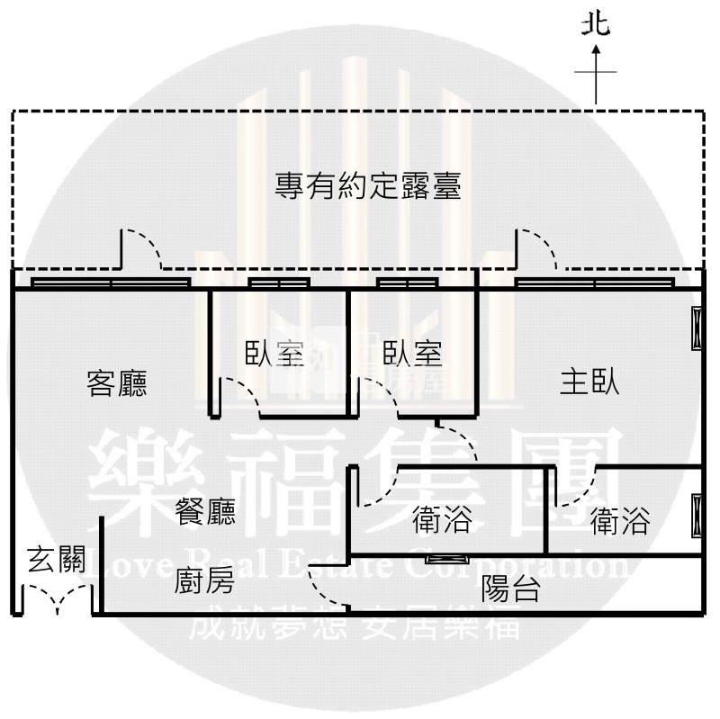 單元12蜜之地全新三房雙平車附大露臺房屋室內格局與周邊環境