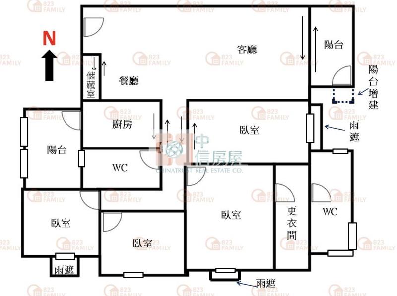 涵境高樓標準四房雙平車房屋室內格局與周邊環境