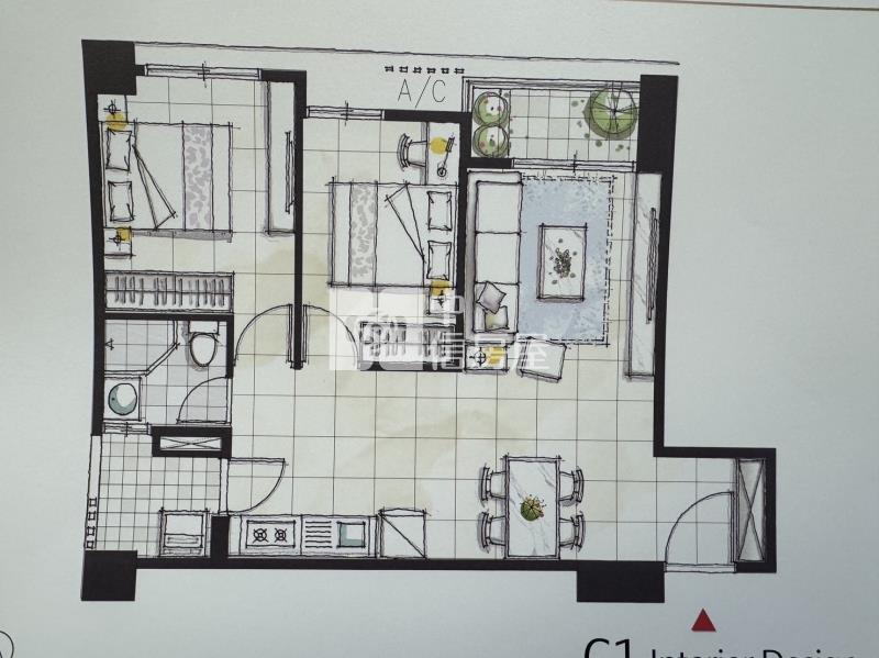 【奔馳】豐郡京硯捷運A19站.優質大2房車房屋室內格局與周邊環境