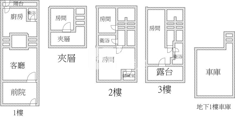竹南中山大地透天房屋室內格局與周邊環境