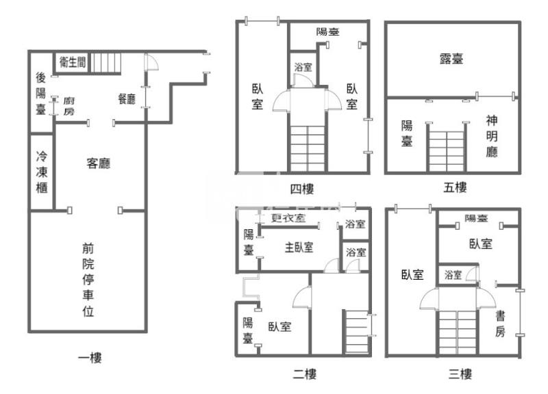 中壢區公所大面寬稀有別墅房屋室內格局與周邊環境