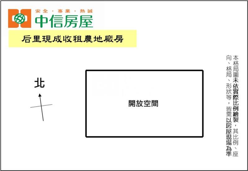 后里現成收租農地廠房房屋室內格局與周邊環境