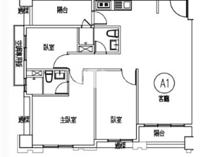 曇築7三房車房屋室內格局與周邊環境