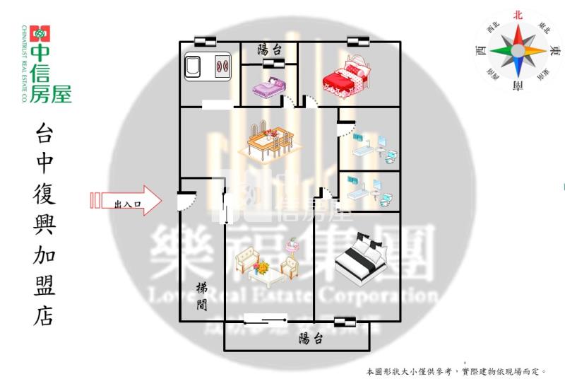 國泰建設｜中醫五權商圈3房美寓房屋室內格局與周邊環境