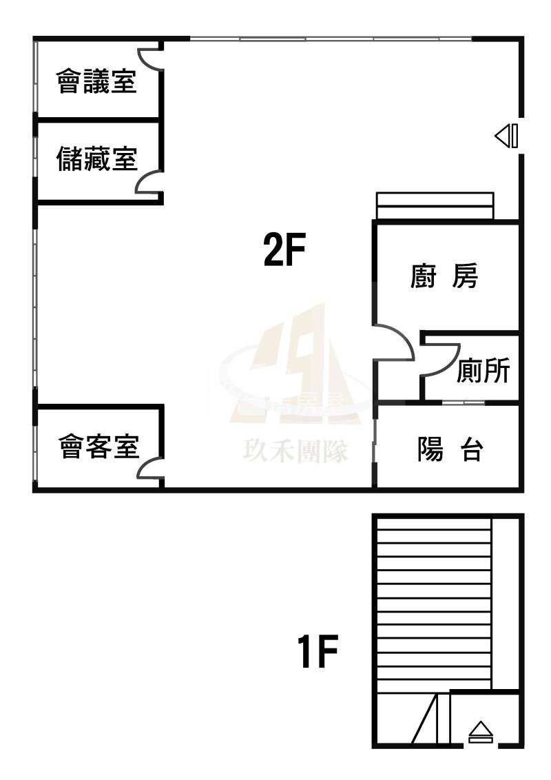 【玖禾】【專】青埔A19捷運站辦公室/補習班/咖啡廳房屋室內格局與周邊環境