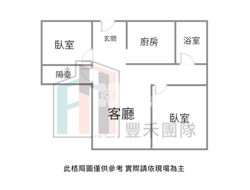 【豐禾】中路璟都柏悅景觀2房車房屋室內格局與周邊環境