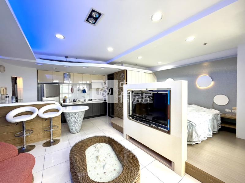 中壢市區美麗歐洲景觀1房1廳+機車位房屋室內格局與周邊環境