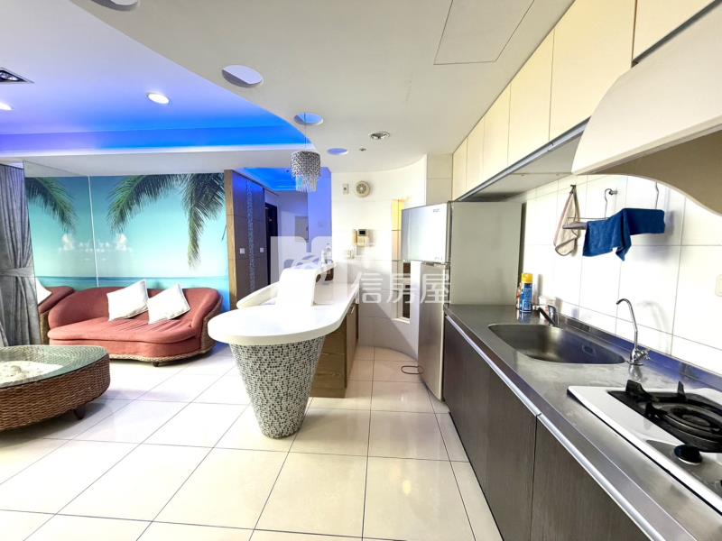 中壢市區美麗歐洲景觀1房1廳+機車位房屋室內格局與周邊環境