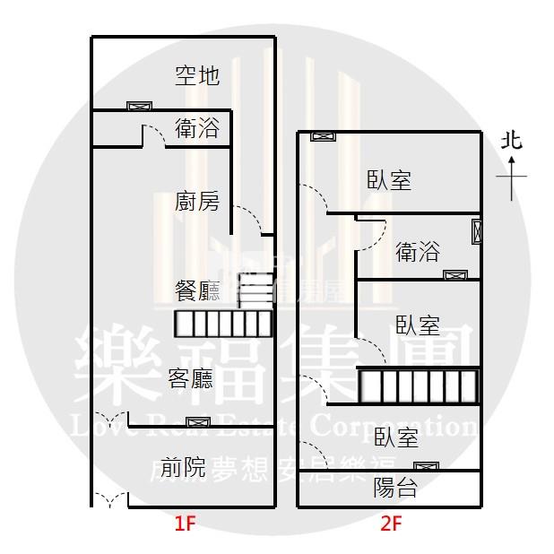 勤益坪林公園活路透天房屋室內格局與周邊環境