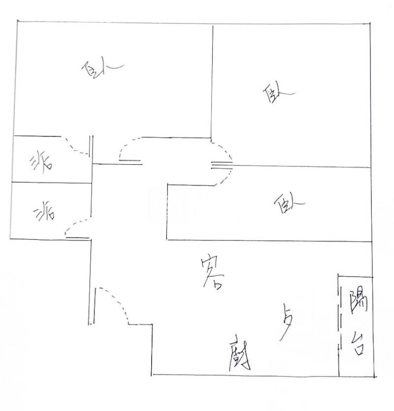【新世紀】桃園慈光街新格名宮新整3房房屋室內格局與周邊環境