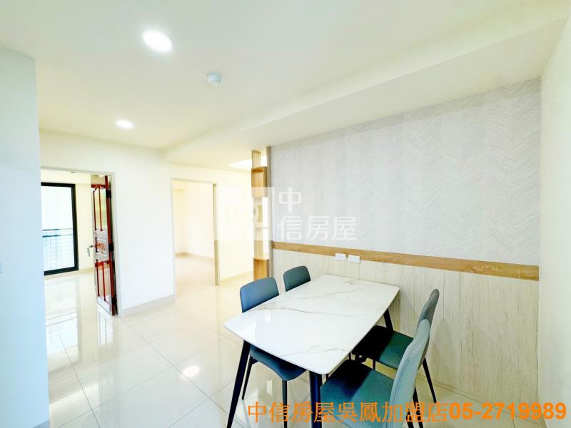 嘉大新民校區漂亮景觀3房附車位房屋室內格局與周邊環境