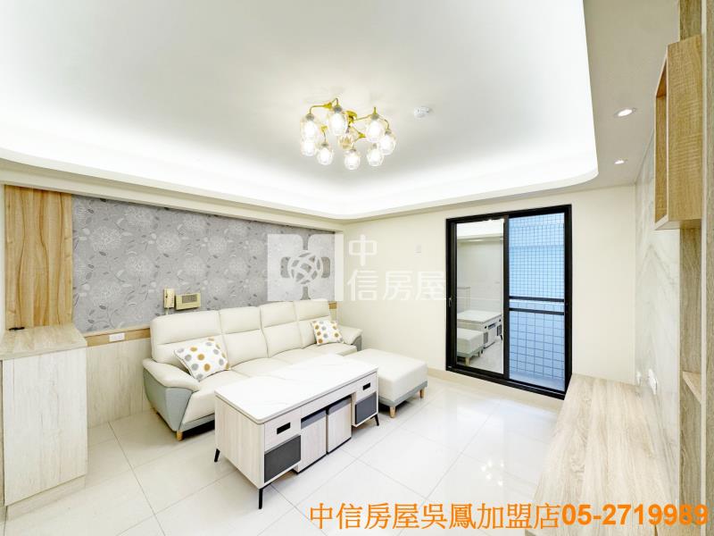 嘉大新民校區漂亮景觀3房附車位房屋室內格局與周邊環境