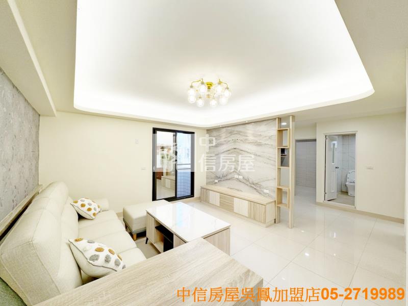 嘉大新民校區漂亮景觀3房附車位房屋室內格局與周邊環境