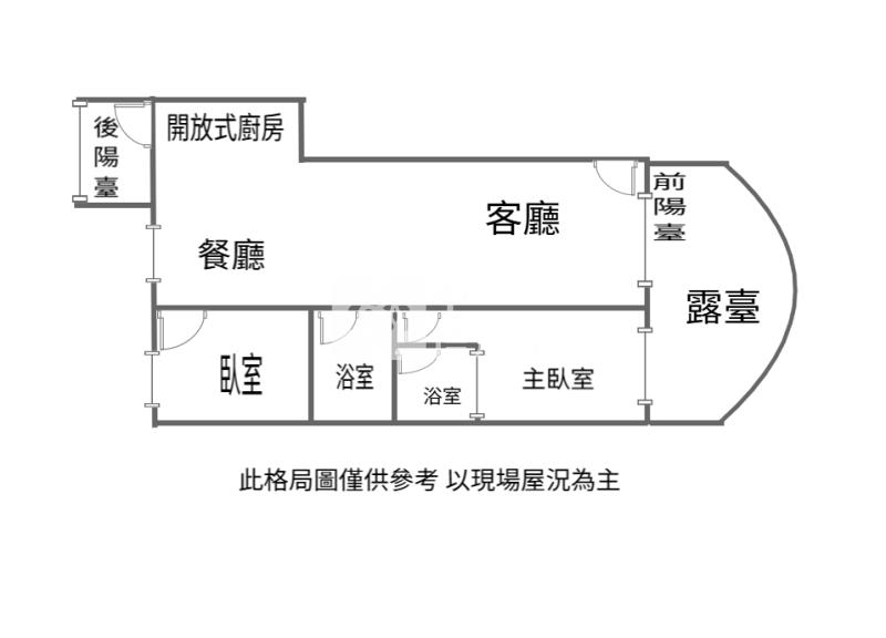 【新世紀】民權經典三改二房平面車房屋室內格局與周邊環境