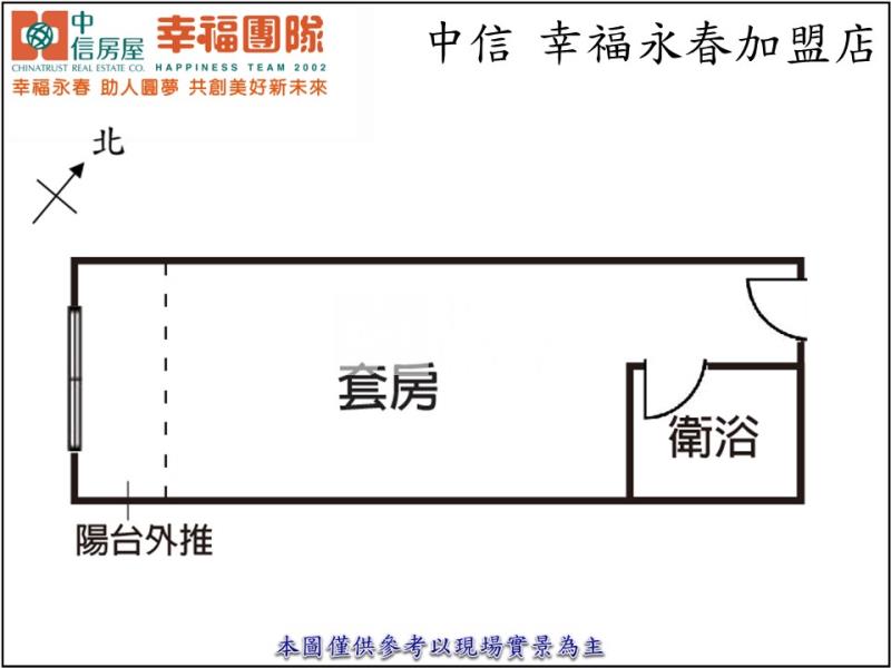 勤美無限視野套房房屋室內格局與周邊環境