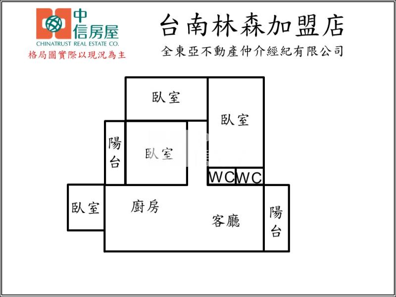 台南大學榮譽校區生活圈4房平車電寓房屋室內格局與周邊環境