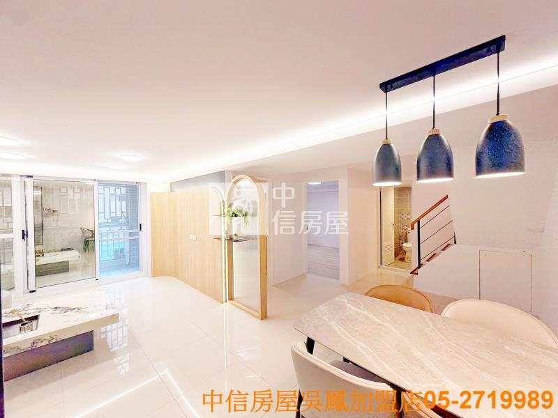 僑平國小挑高樓中樓採光4房房屋室內格局與周邊環境