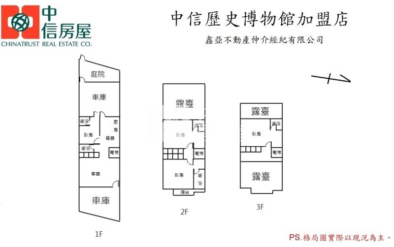 土城田園邊間四車電梯墅房屋室內格局與周邊環境