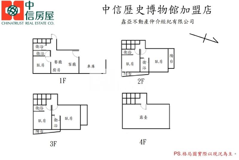 安南大面寬富田車墅房屋室內格局與周邊環境