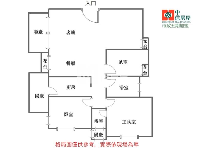 安平五期美寓-電梯3房B1平車房屋室內格局與周邊環境
