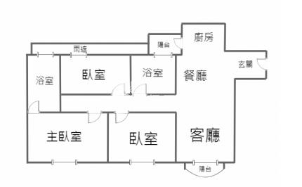 天府帝閣最美三房車位房屋室內格局與周邊環境