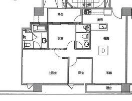 森林首席D棟綠景大三房房屋室內格局與周邊環境