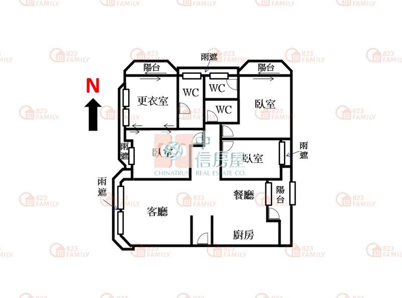 精銳米蘭超值雙大套三衛三車房屋室內格局與周邊環境