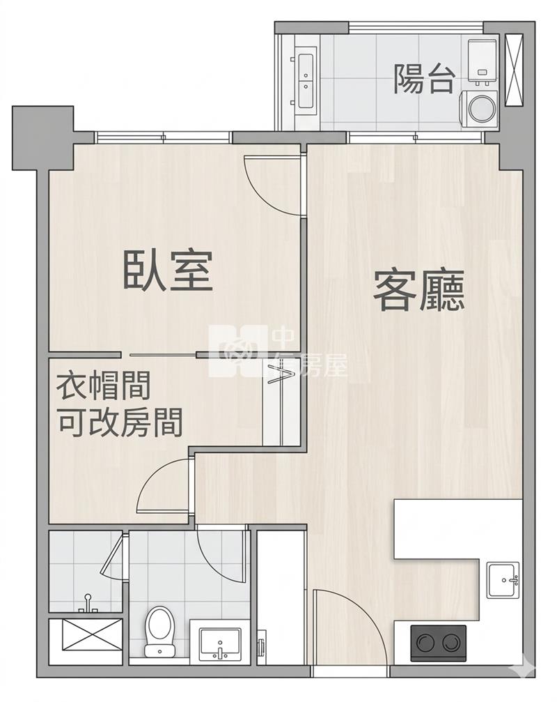八擴G01低總價2房平車房屋室內格局與周邊環境