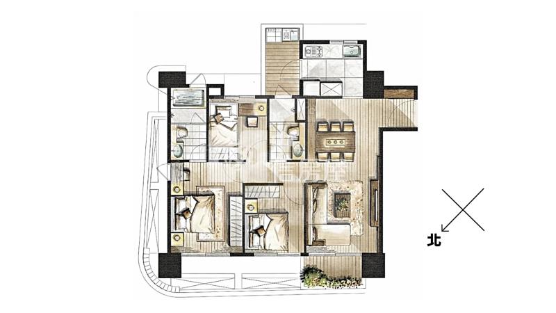 【玖禾】青埔{竹風青田}絕美景觀三房房屋室內格局與周邊環境