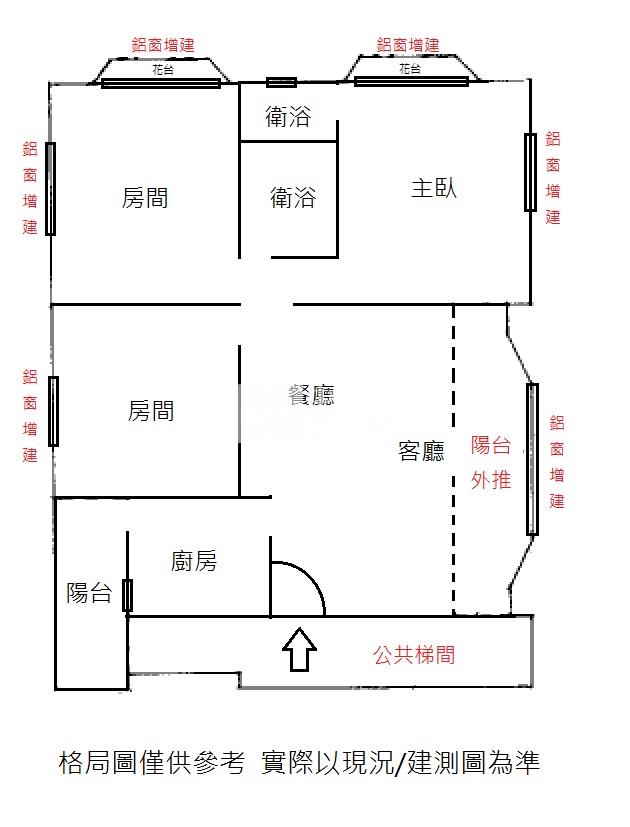 桃園中平商圈電梯美３房，近中山國小房屋室內格局與周邊環境