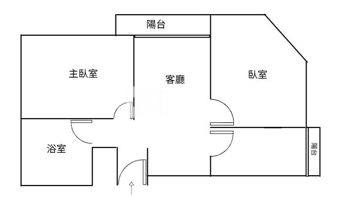 內壢後站黃昏市場美兩房房屋室內格局與周邊環境