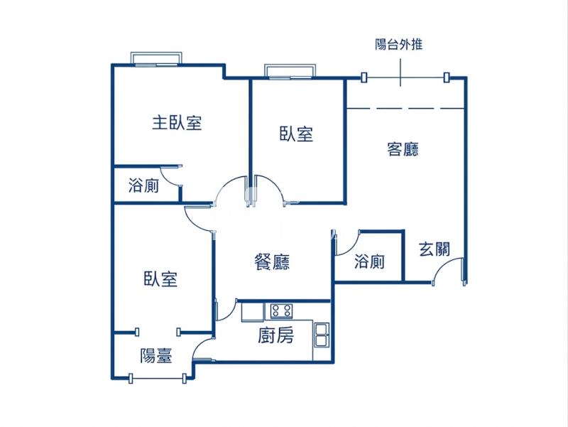 龍安核心/縣府清境/三房車位房屋室內格局與周邊環境