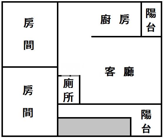 福容飯店旁車位大2房房屋室內格局與周邊環境