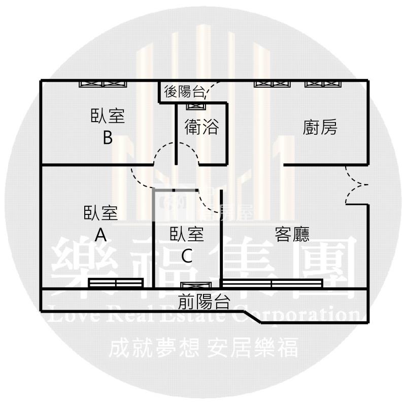大智公園低總價3房成家健身宅房屋室內格局與周邊環境