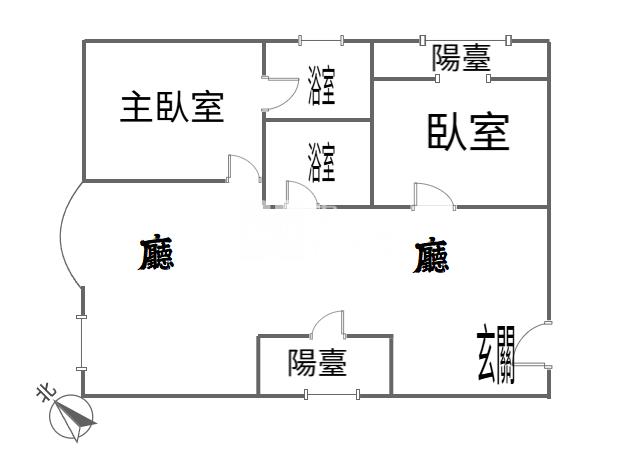 【奔馳】冠倫台北文昌區3改2房車房屋室內格局與周邊環境