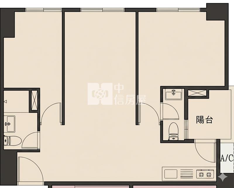 【神馬】【A18站前廣場】【全新大兩房雙衛平車】房屋室內格局與周邊環境