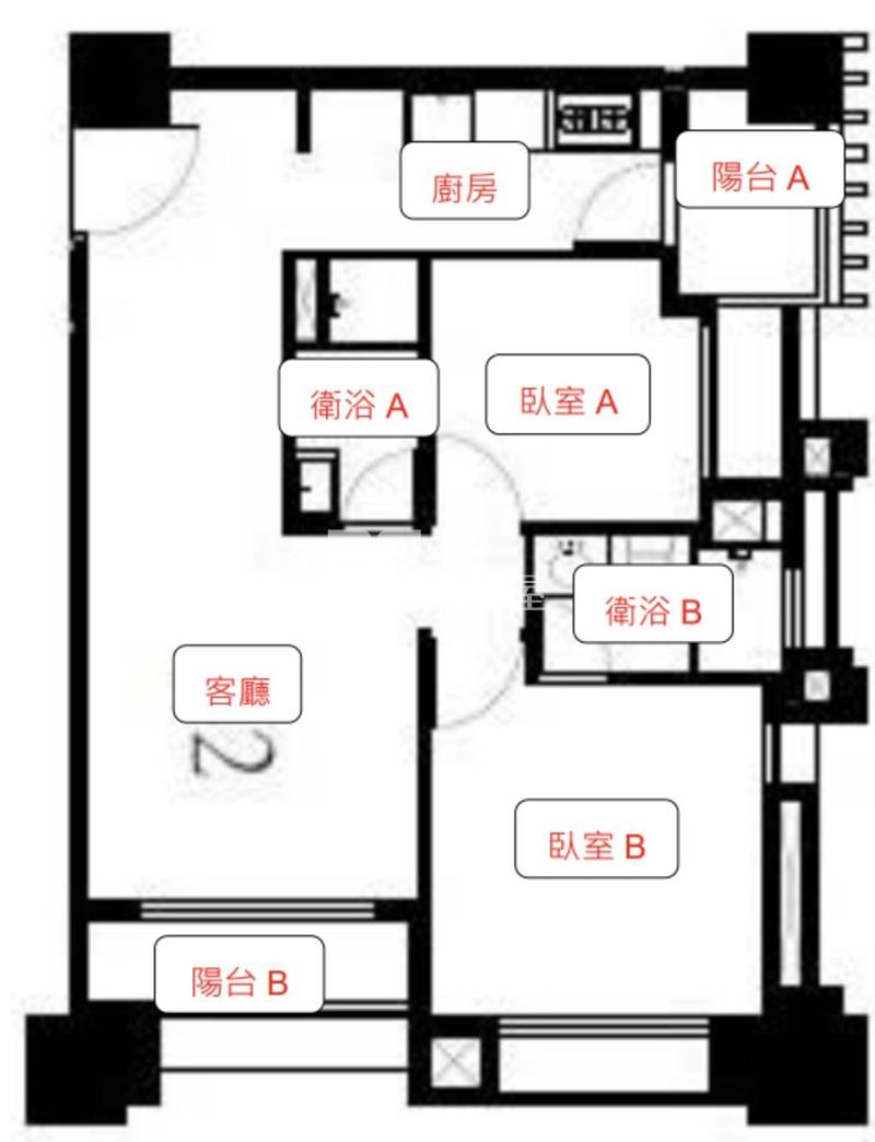 D020聚佳景觀二房車房屋室內格局與周邊環境