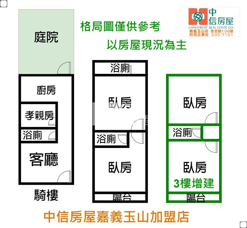 中庄店住 ★影音空拍在中信嘉義玉山店房屋室內格局與周邊環境