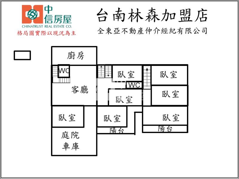 麻豆興國路39大地坪庭院車庫透天房屋室內格局與周邊環境