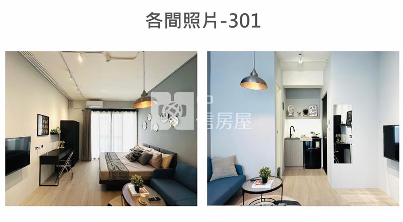 園區全新整理3投套房屋室內格局與周邊環境