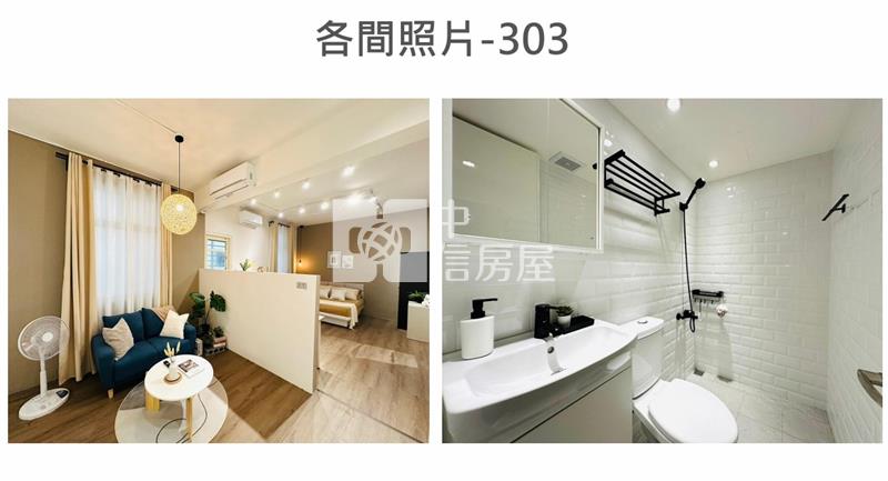 園區全新整理3投套房屋室內格局與周邊環境