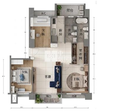 和發La Vie房屋室內格局與周邊環境
