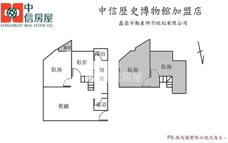 羅丹天地魔術空間採光四房房屋室內格局與周邊環境