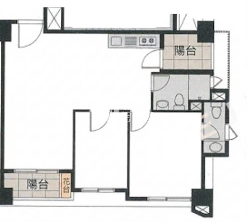 青埔國小旁/新大代代木景觀2房2衛+車位房屋室內格局與周邊環境