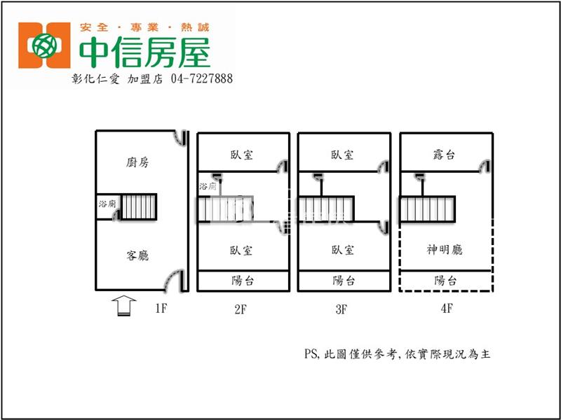 福山街透天房屋室內格局與周邊環境