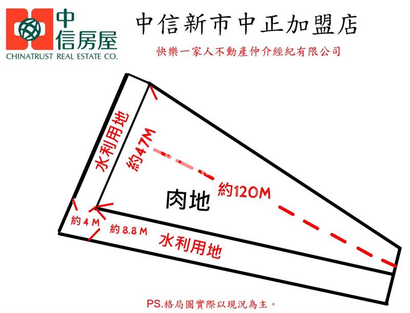 水上有合法資材室3分2美農地房屋室內格局與周邊環境