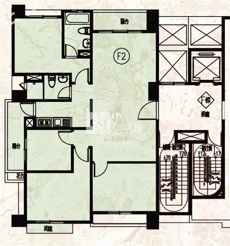 【玖禾】君邑威諾那歐系奢華四房雙車位房屋室內格局與周邊環境